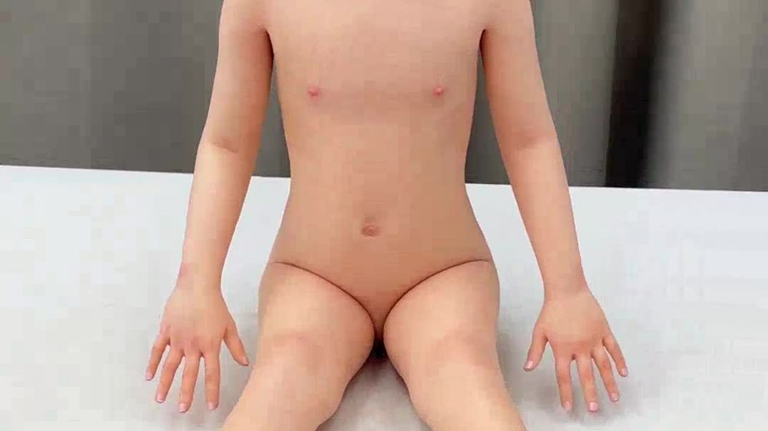 110CM TWO HEAD CAN HAVE SILICONE DOLL SLIGHT DEFECT